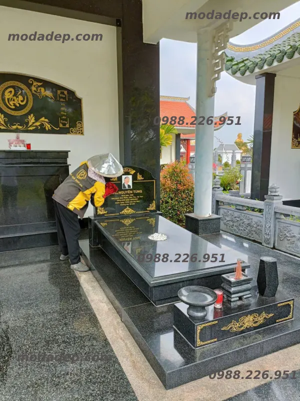 mộ đá granite
