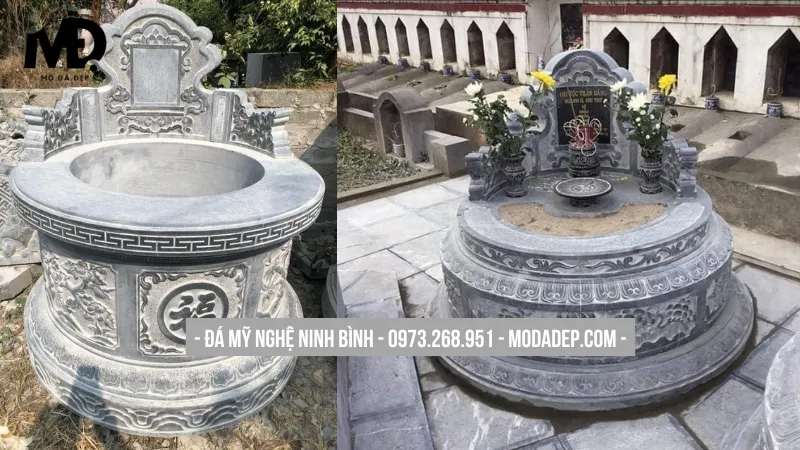 Đặc điểm nổi bật của kiểu mộ đá tròn