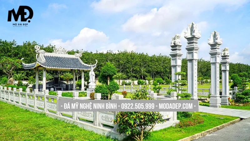 Khu lăng mộ đá xanh Thanh Hóa đẹp, hiện đại