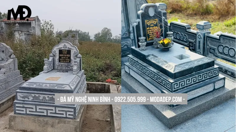 Lăng mộ đá An Lão Hải Phòng thiết kế tam cấp phổ biến