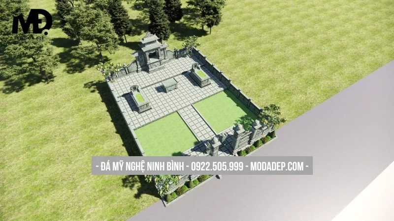 Mẫu nhà mồ đẹp trên diện tích đất hẹp