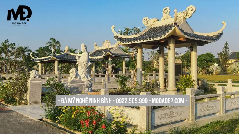 Mẫu nhà mồ theo phong cách phật giáo