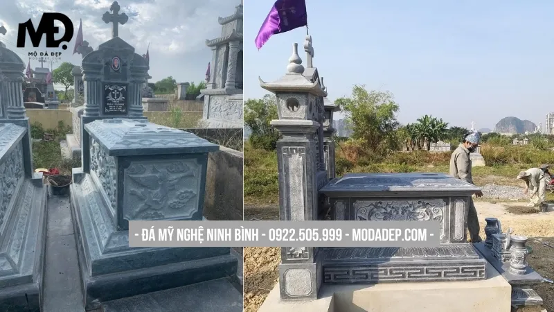 Mộ đá công giáo tại Diễn Châu Nghệ An lịch sự trang nhã