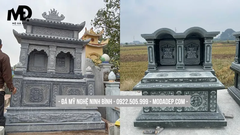 Mộ đá đôi tại Hà Tĩnh mang ý nghĩa gắn kết