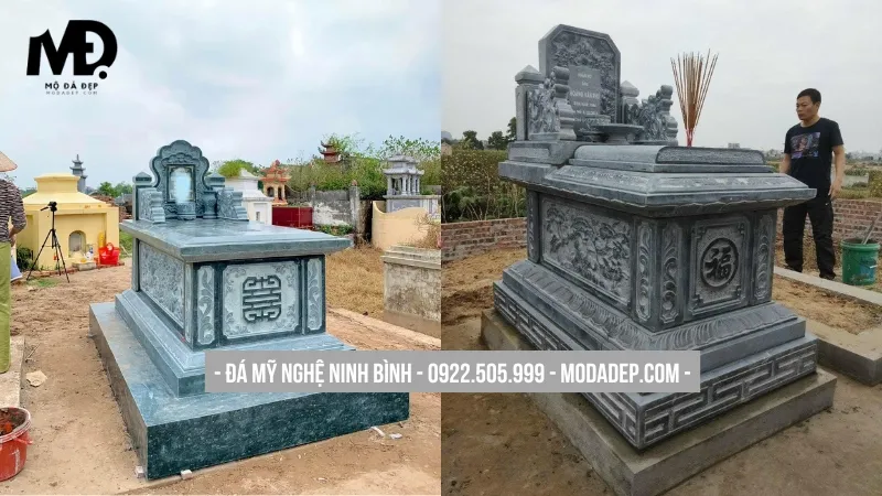 Mộ đá không mái, tập trung vào sự tối giản và đường nét