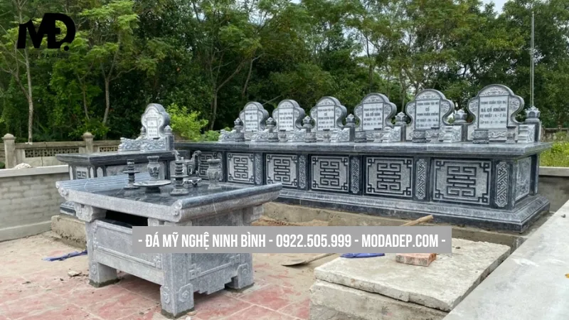 Mộ đá tập chung tại Hải Phòng dành cho khuôn viên lăng mộ lớn