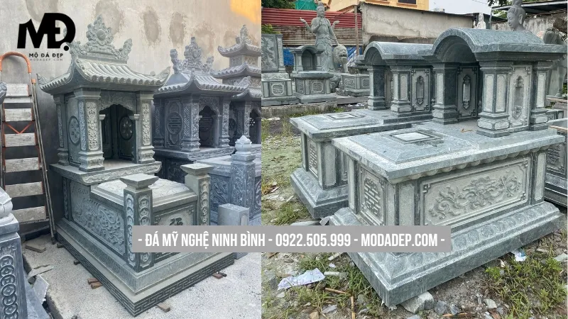 Một đá xanh rêu một mái đơn giản, tiết kiệm chi phí