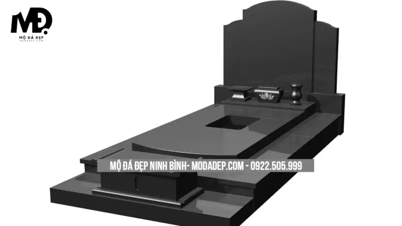 Thường dùng cho mộ đá khối công giáo hoặc phong cách hiện đại