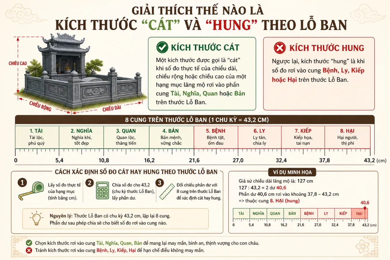 Giải thích thế nào là kích thước